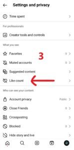 طريقة إخفاء عدد الإعجابات في أنستقرام 