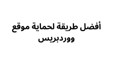 أفضل طريقة لحماية موقع ووردبريس