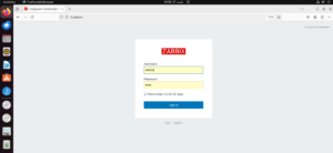 login zabbix