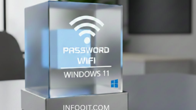 كيفية معرفة كلمة سر الواي فاي على ويندوز 11