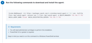 Commande Wazuh powerShell INFOOIT